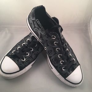 Converse All Star Sneaker Tennis Shoe Gray Rose